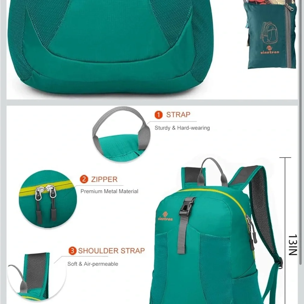 Sinotron 22L Lightweight Packable Hiking Backpack.